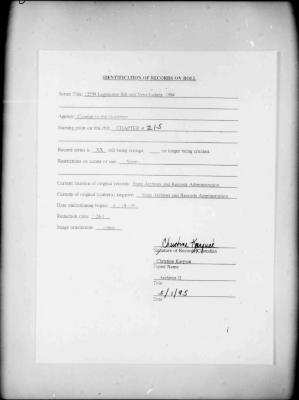 NYS Bill and Veto Jackets: 1994, Chapter 215