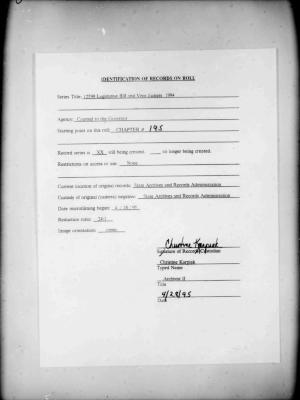 NYS Bill and Veto Jackets: 1994, Chapter 195