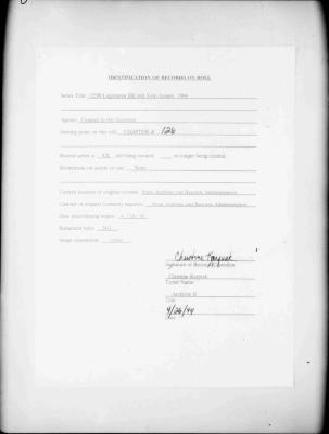 NYS Bill and Veto Jackets: 1994, Chapter 126