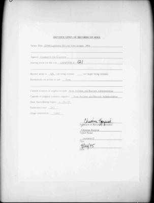 NYS Bill and Veto Jackets: 1994, Chapter 121