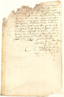 Lease of a plantation from Isaac de Forest to John Denton