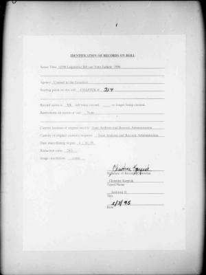 NYS Bill and Veto Jackets: 1994, Chapter 314