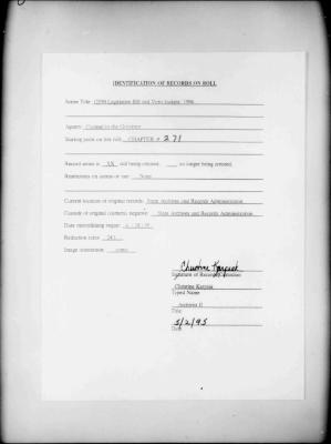 NYS Bill and Veto Jackets: 1994, Chapter 271