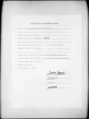NYS Bill and Veto Jackets: 1994, Chapter 307