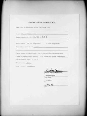 NYS Bill and Veto Jackets: 1994, Chapter 264