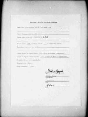 NYS Bill and Veto Jackets: 1994, Chapter 223