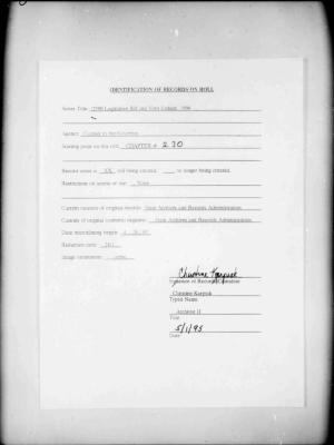 NYS Bill and Veto Jackets: 1994, Chapter 230