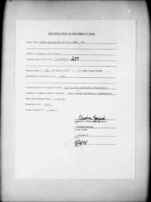 NYS Bill and Veto Jackets: 1994, Chapter 239