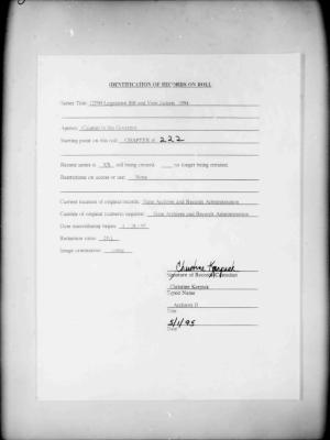 NYS Bill and Veto Jackets: 1994, Chapter 222