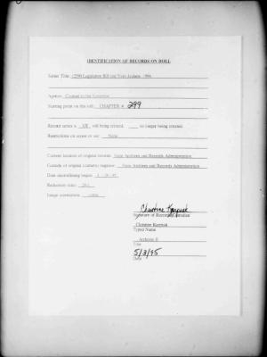 NYS Bill and Veto Jackets: 1994, Chapter 299