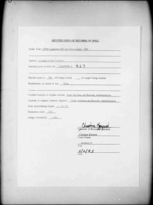 NYS Bill and Veto Jackets: 1994, Chapter 267