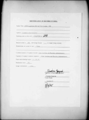 NYS Bill and Veto Jackets: 1994, Chapter 298