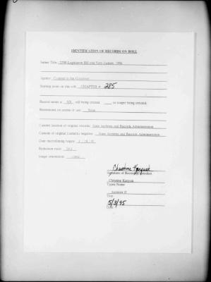 NYS Bill and Veto Jackets: 1994, Chapter 285