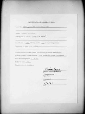 NYS Bill and Veto Jackets: 1994, Chapter 269