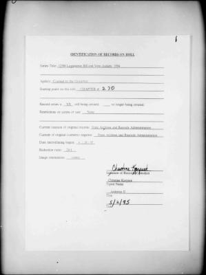 NYS Bill and Veto Jackets: 1994, Chapter 270