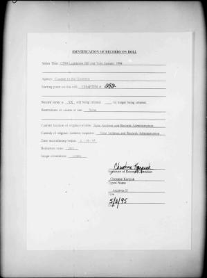 NYS Bill and Veto Jackets: 1994, Chapter 292