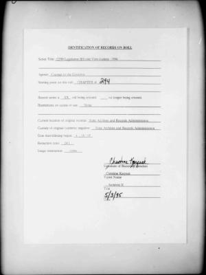 NYS Bill and Veto Jackets: 1994, Chapter 294