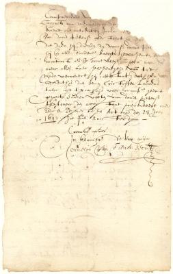 Declaration of Cornelis Pieters as to his good treatment while in the service of David Pietersen de Vries