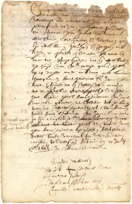 Declaration of Cornelis Willemsen and Laurens Pietersen, witnesses for the defendant, respecting the wounding of Hans Hendricks by Jacob Hendricks of Dort