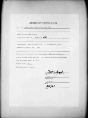 NYS Bill and Veto Jackets: 1994, Chapter 411