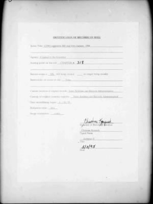 NYS Bill and Veto Jackets: 1994, Chapter 318