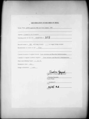 NYS Bill and Veto Jackets: 1994, Chapter 377