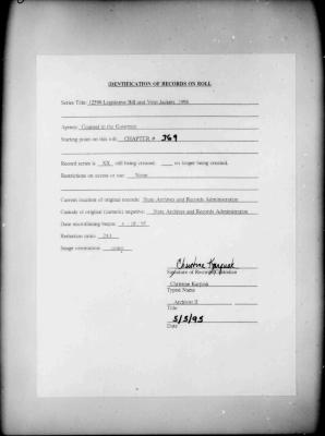 NYS Bill and Veto Jackets: 1994, Chapter 369
