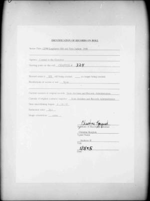 NYS Bill and Veto Jackets: 1994, Chapter 324