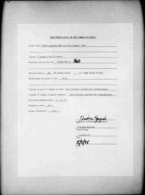 NYS Bill and Veto Jackets: 1994, Chapter 360