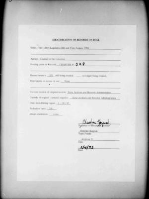 NYS Bill and Veto Jackets: 1994, Chapter 328