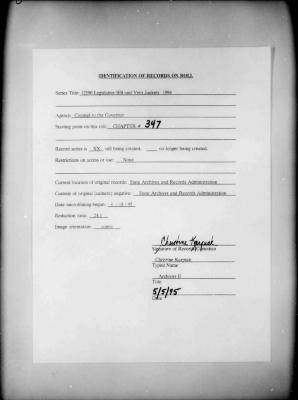 NYS Bill and Veto Jackets: 1994, Chapter 347