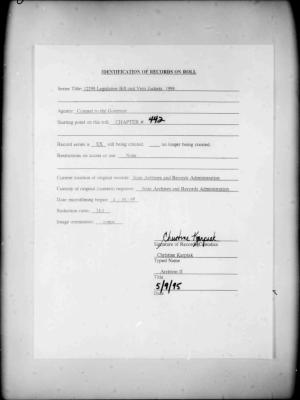 NYS Bill and Veto Jackets: 1994, Chapter 442