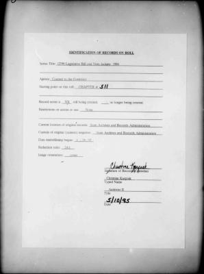 NYS Bill and Veto Jackets: 1994, Chapter 511