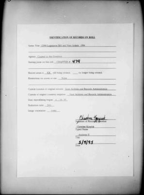 NYS Bill and Veto Jackets: 1994, Chapter 474