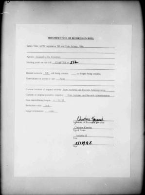 NYS Bill and Veto Jackets: 1994, Chapter 512
