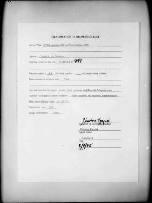 NYS Bill and Veto Jackets: 1994, Chapter 444