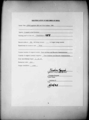 NYS Bill and Veto Jackets: 1994, Chapter 488