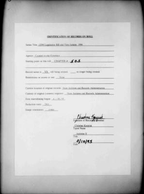 NYS Bill and Veto Jackets: 1994, Chapter 505