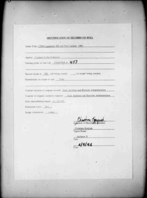 NYS Bill and Veto Jackets: 1994, Chapter 457