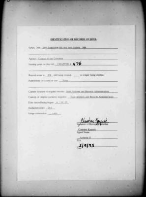 NYS Bill and Veto Jackets: 1994, Chapter 476