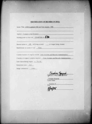 NYS Bill and Veto Jackets: 1994, Chapter 530