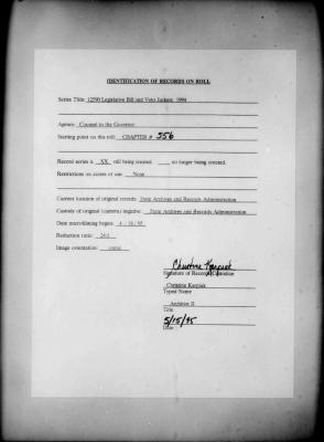 NYS Bill and Veto Jackets: 1994, Chapter 556