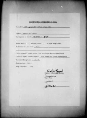 NYS Bill and Veto Jackets: 1994, Chapter 597