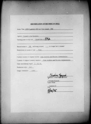 NYS Bill and Veto Jackets: 1994, Chapter 592