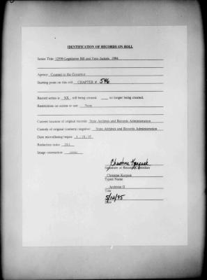 NYS Bill and Veto Jackets: 1994, Chapter 546