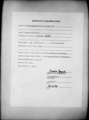 NYS Bill and Veto Jackets: 1994, Chapter 607