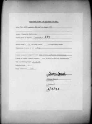 NYS Bill and Veto Jackets: 1994, Chapter 534