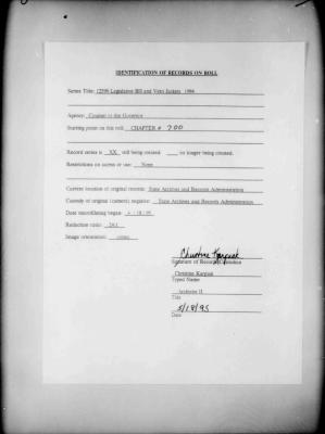NYS Bill and Veto Jackets: 1994, Chapter 700