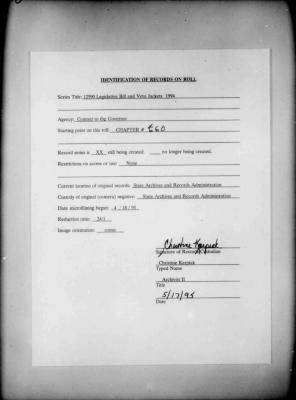 NYS Bill and Veto Jackets: 1994, Chapter 660