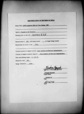 NYS Bill and Veto Jackets: 1994, Chapter 625